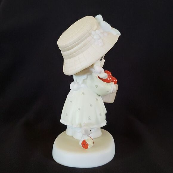 Vintage 1996 Precious Moments “Happiness to the Core” Porcelain Figurine #261378 - Picture 4 of 7